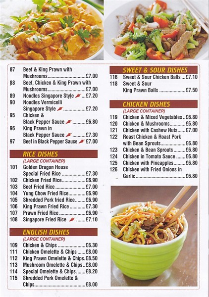 Golden Dragon chinese takeaway Port Talbot