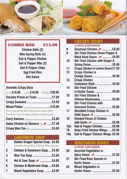 Golden Dragon chinese takeaway Port Talbot