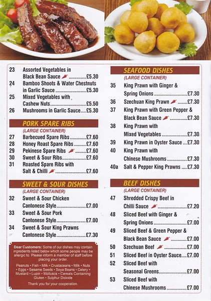 Golden Dragon chinese takeaway Port Talbot